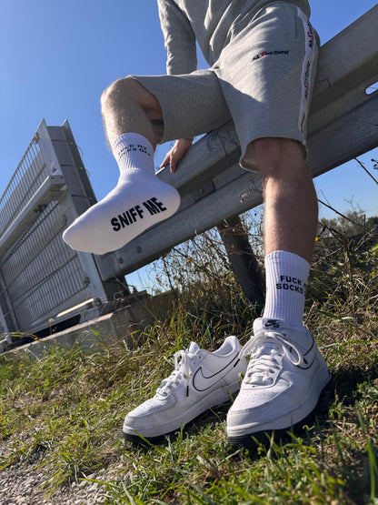 Sk8erboy® SNIFF ME Socks white